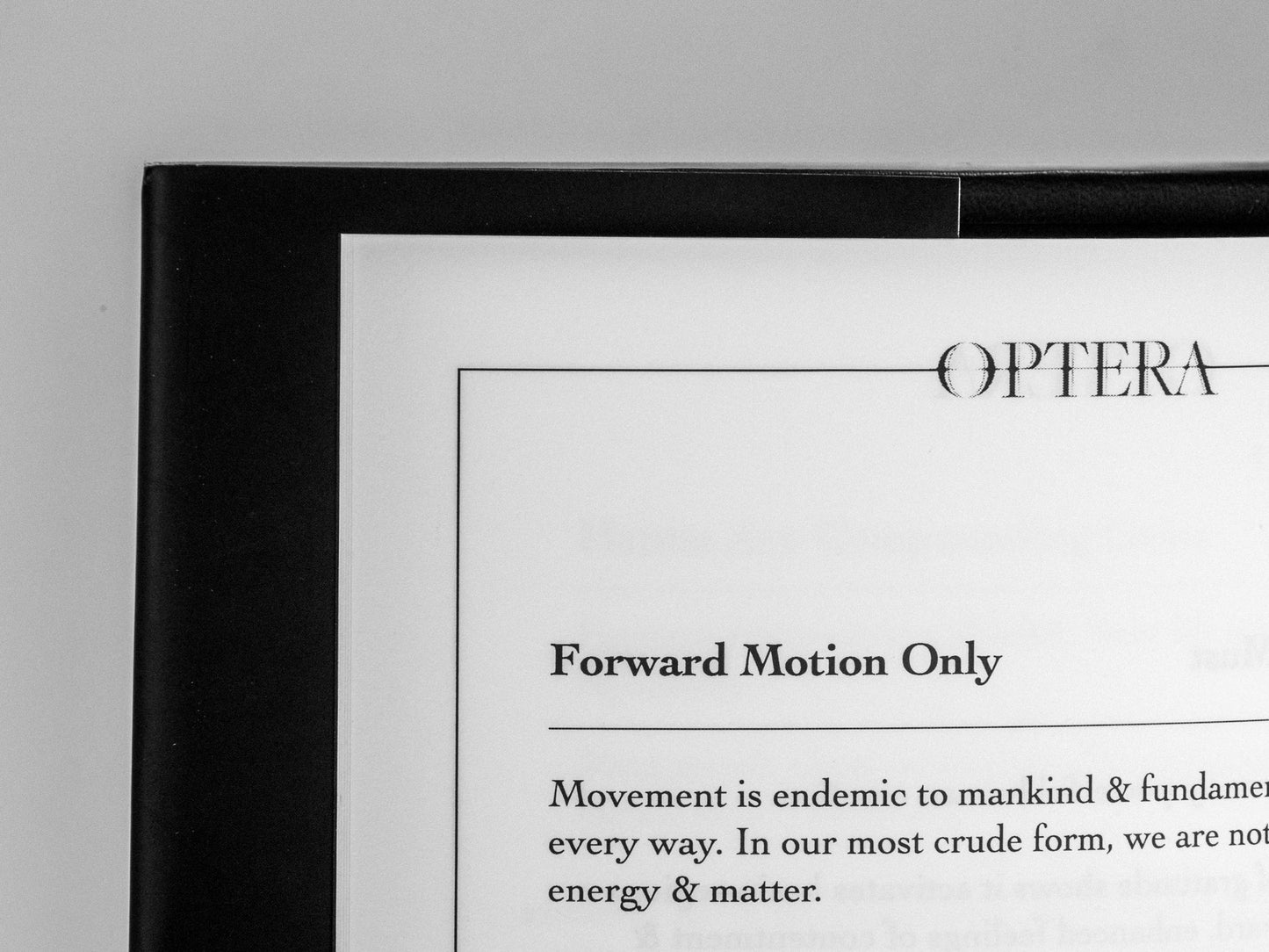 Optera Journal